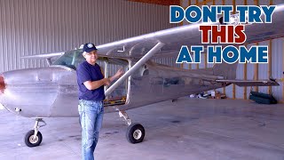 Stripping The Paint From A Cessna 172B Glen's Hangar - Episode #5