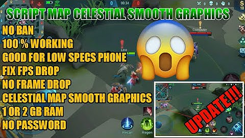 CONFIG MOBILE LEGENDS SMOOTH MAP | CELESTIAL PALACE | HOW TO FIX LAG AND FPS DROP