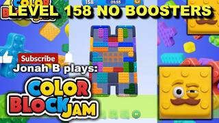 Color Block Jam Level 158 No Boosters