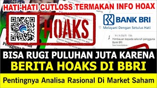 Penurunan BBRI Dianalisa Dengan Rasional \& Strategi Diversifikasi Dengan Dividen Investing!