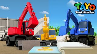 Opposites Song 2 | Learn Opposites with Heavy Vehicles | Poco Color Song | Tayo the Little Bus