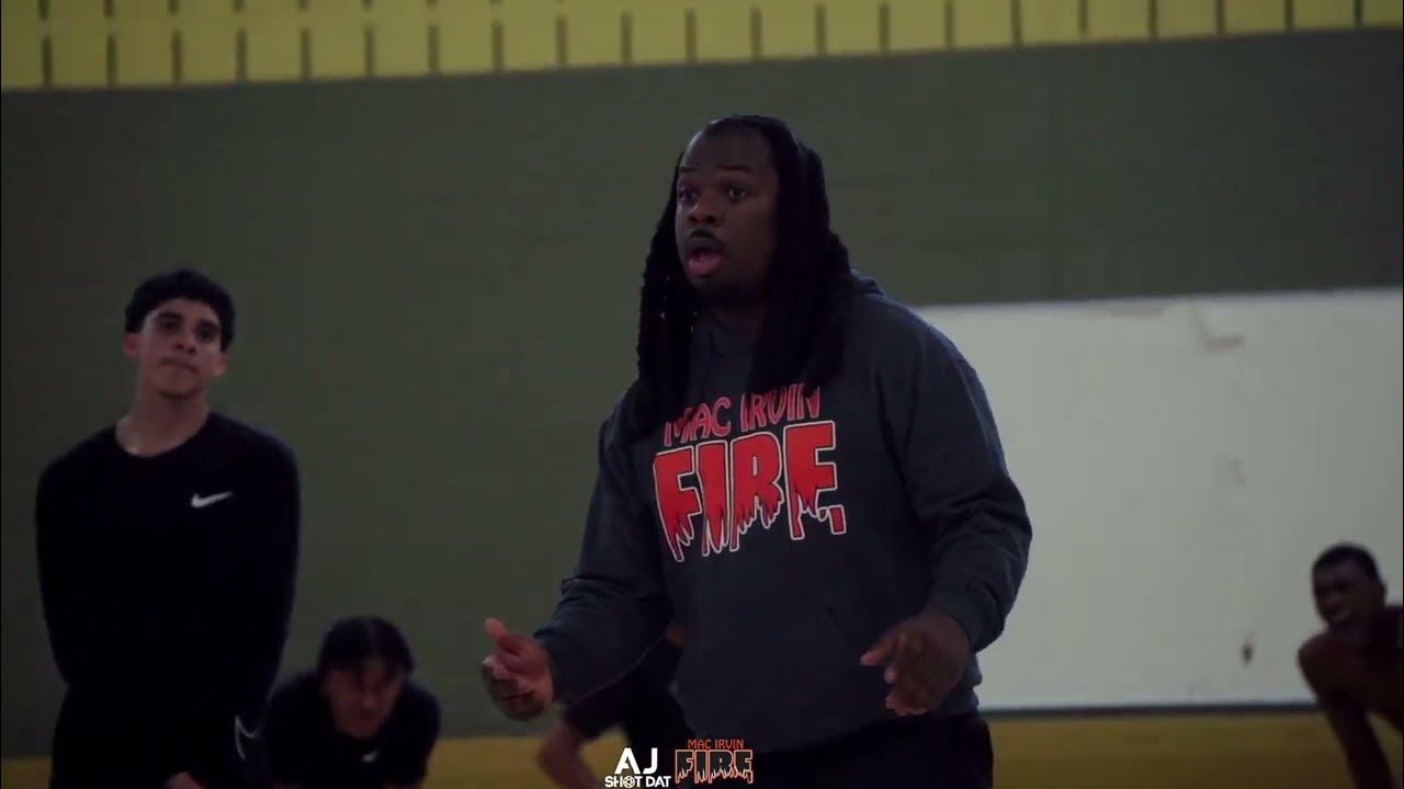 Mac Irvin Fire 202526 Full Practice Warmup for EYBL! 🔥 (Davion Hannah