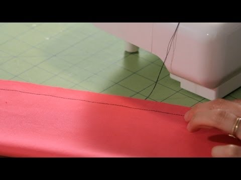 How to Sew Straight Stitch or Topstitch | Sewing Machine