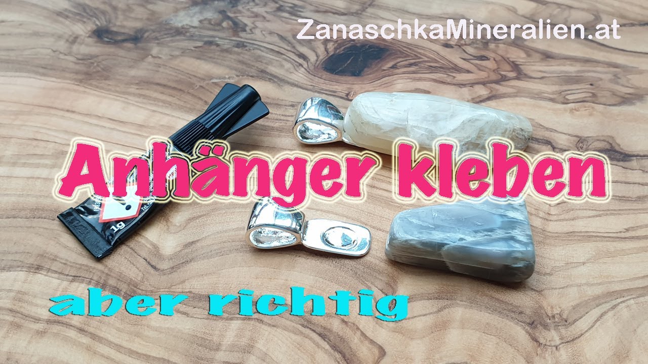 Anhängerösen an Steine kleben, aber richtig. Steinanhänger selber machen. DIY