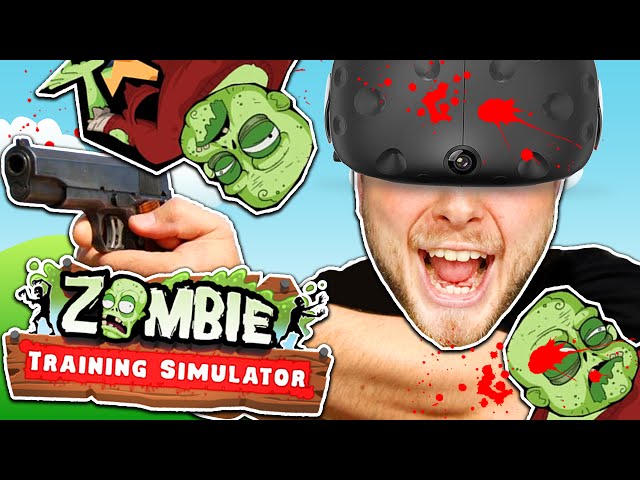 Squiddyplays Zombie Training Simulator Htc Vive Youtube - squiddyplays roblox escape the evil hospital w ashdubh youtube