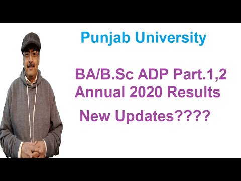 BA/B.Sc ADP Part.1,2
