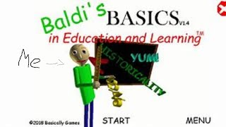 Baldi's Basics but I become the teacher, good ending and bad ending