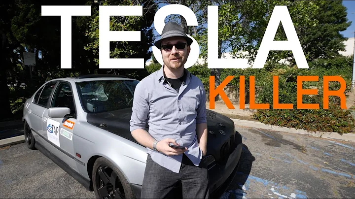 Tesla P100D V.S. DIY Recycled Car - Range Challeng...