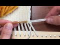 Weaving Tutorial:  The Hemstitch