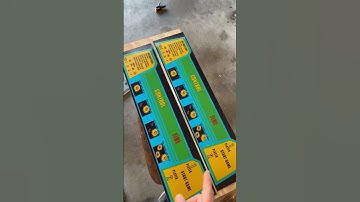 Restoring a Galaxian Arcade Machine - Part 12 control panel overlay #arcade