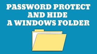 Create Password Locked Folder In Windows 10   Create Secrets Files