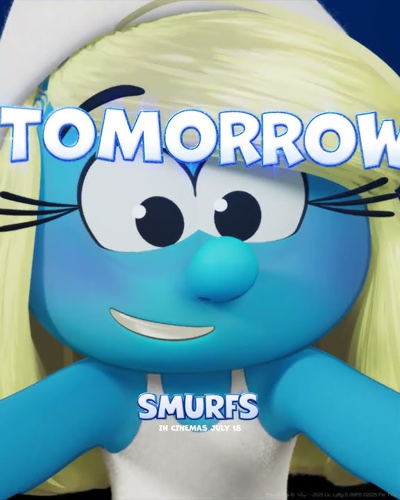 The blue-tiful chaos begins tomorrow! 💙 | Smurfs | In Cinemas Tomorrow