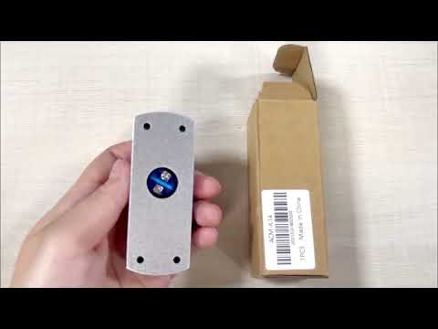 NO/COM Mini Door Metal Push Exit Button Touch Switch Office Home Apartment Door Release Button