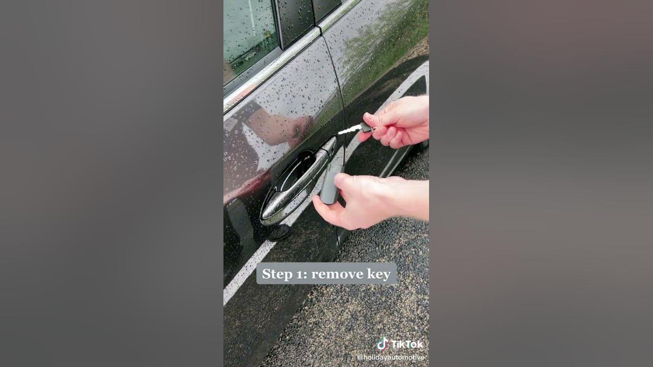How to unlock and start a 2016 Mazda3 with a dead key fob battery - YouTube