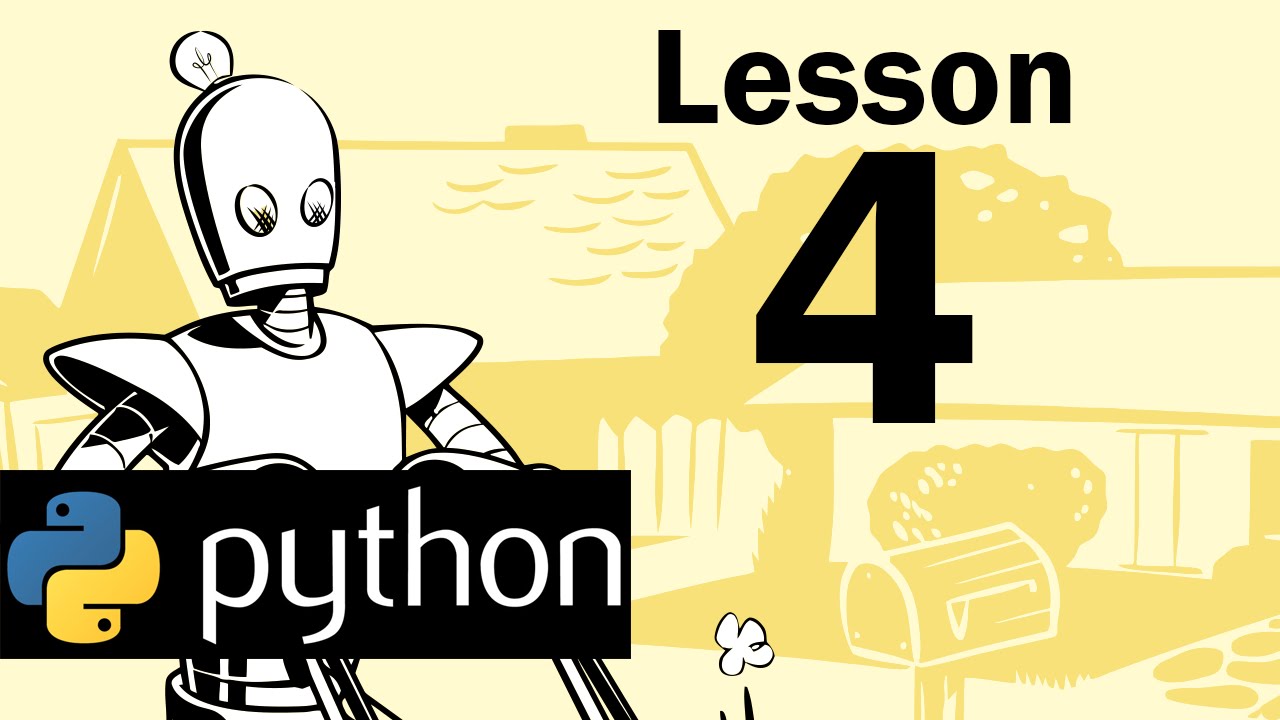 Lesson 4 - Python Programming (Automate the Boring Stuff ...