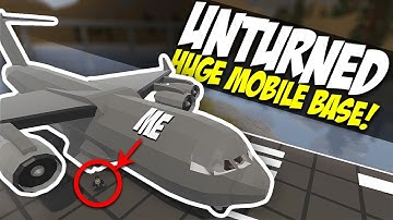WORLDS BIGGEST MOBILE BASE - Unturned Base Build!