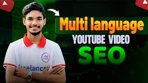 Multi language YouTube video SEO 📈🔥 | Non English Video SEO | YouTube video SEO Tutorial