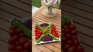 Овощная нарезка🍅🥒🫒