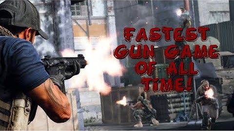 Fastest Gun Game You Will Ever See! Call of Duty Modern Warfare