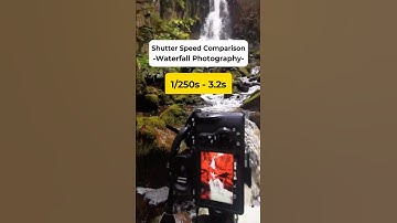 How Shutter Speed Changes Waterfall Photos | Smooth vs. Frozen Waterfall Photography #shutterspeed
