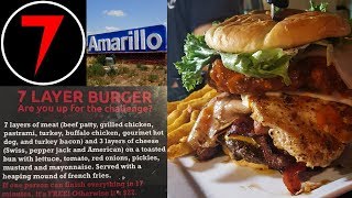 7 Layer Burger Challenge @ 7 Bar and Grill | Amarillo, TX