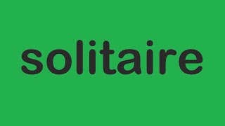 simple solitaire  / difficult level / one card draw