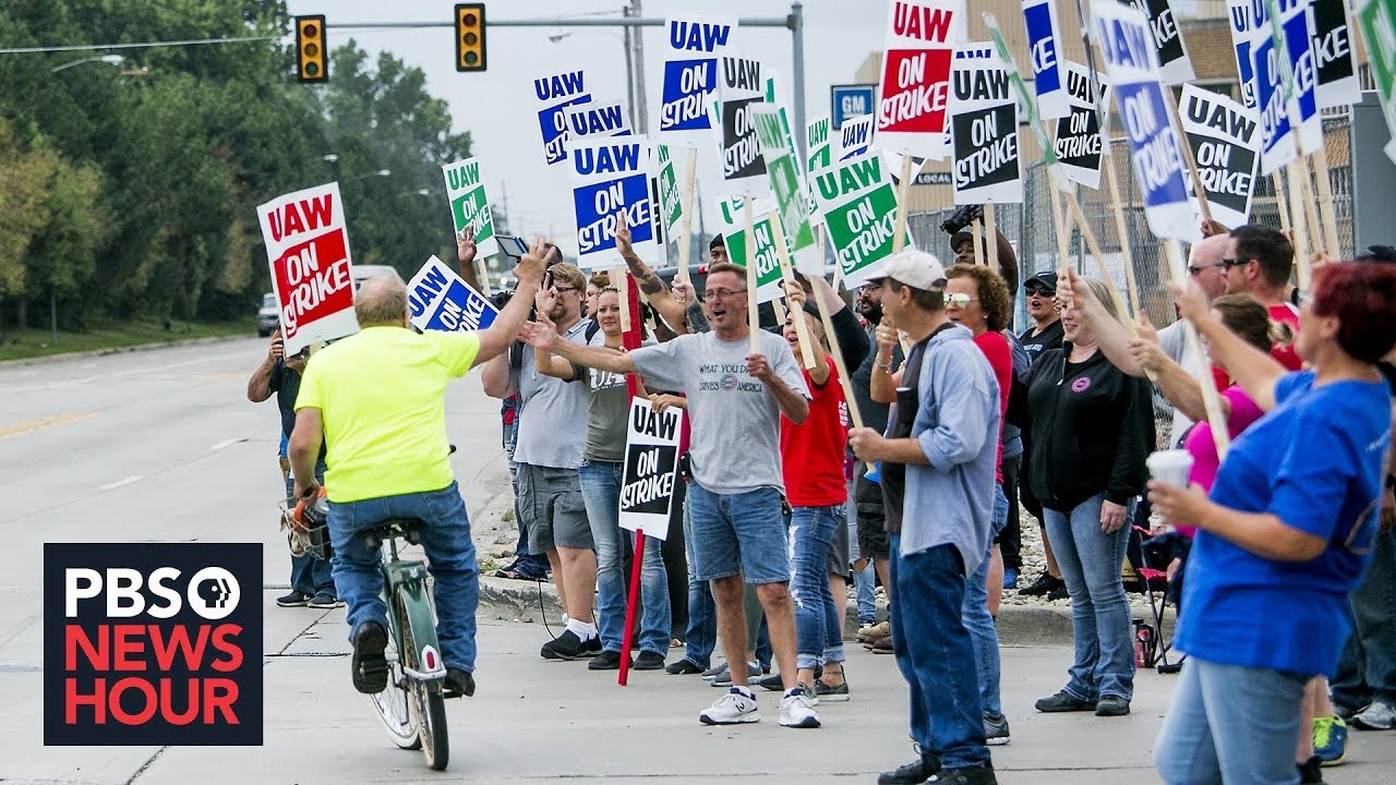 G.M. Strike: 50,000 Union Workers Walk Out Over Wages and Idled