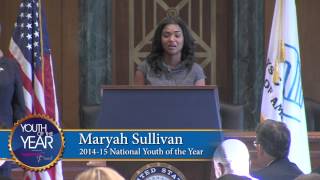Announcing the 2014 - 2015 National Youth of the Year - Maryah Sullivan