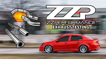 ZZP 3" Straight Piped Exhaust System - 2009 Cobalt SS Sedan