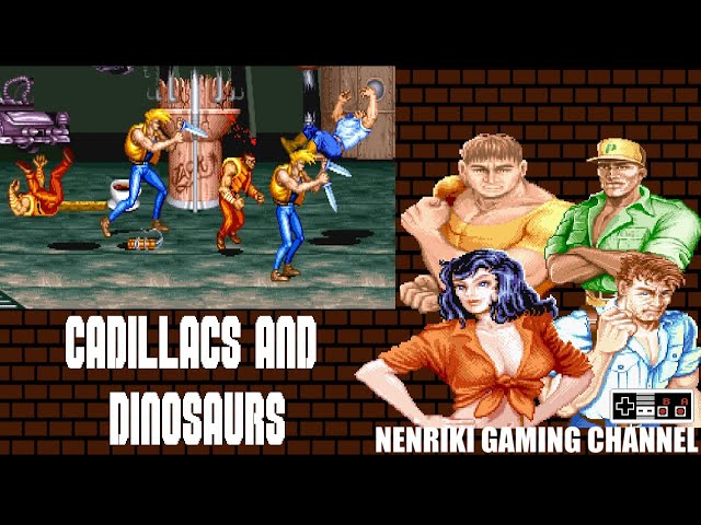 Cadillacs and Dinosaurs (Arcade) – Vigorosamente socando dinos e capangas.