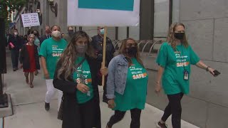 'Enough is enough': King County Courthouse workers rally over safety concerns