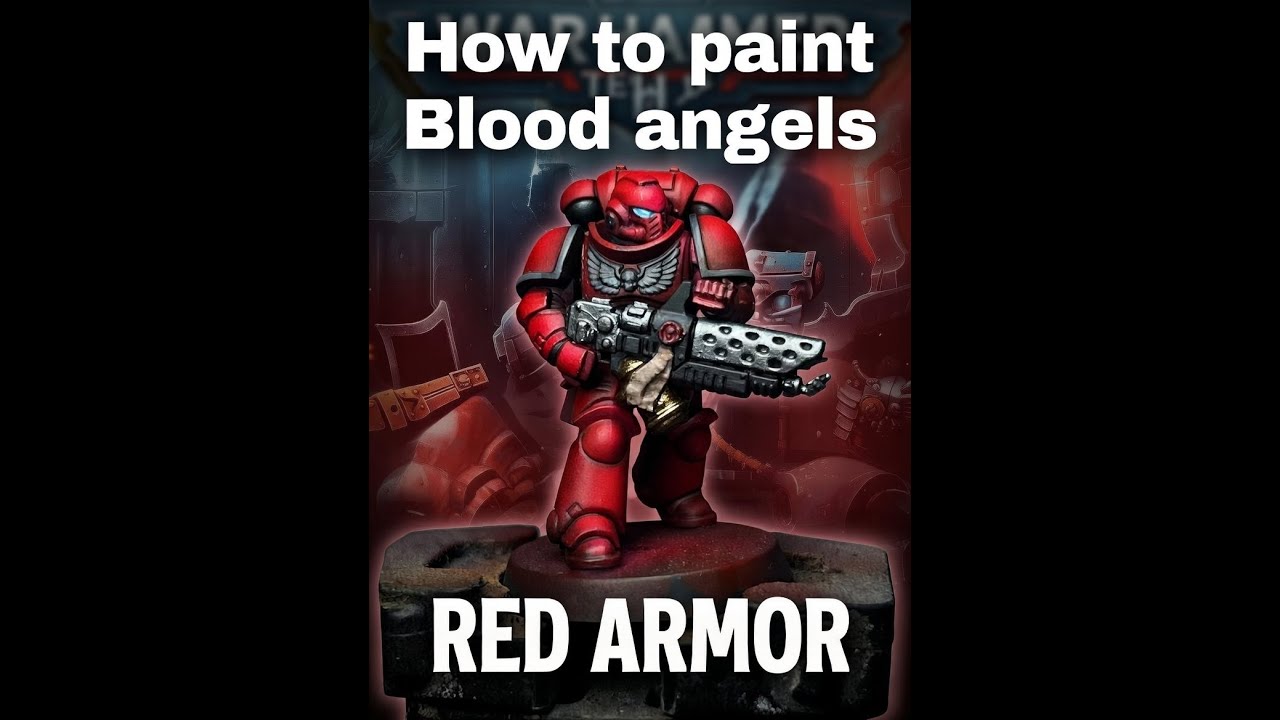 INSANE Blood Angels Paint Job Tutorial (40k)
