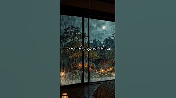 تلاوة هادئة بصوت ناعم | سورة الأحزاب آية ٣٥ | أجواء المطر وراحة القلب 🌧️ #egzonibrahimi #quran