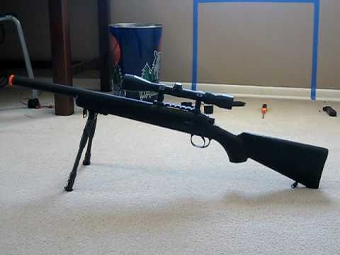 Mb02 Airsoft Sniper Rifle Youtube