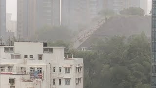 Live update 08:30 am - (t9) typhoon mangkhut in hong kong (kowloon)