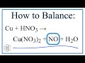 Balancing Chemical Equations Concepts