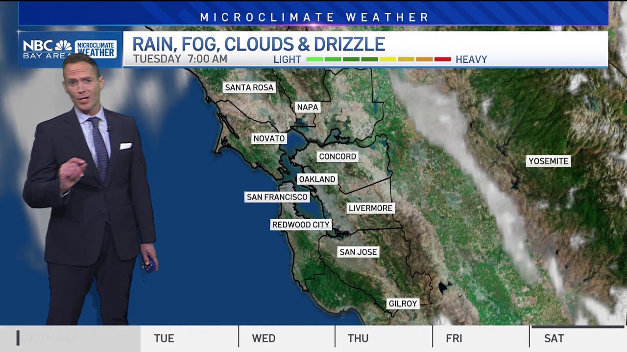 Bay Area forecast: Rain outlook and when it warms up - YouTube