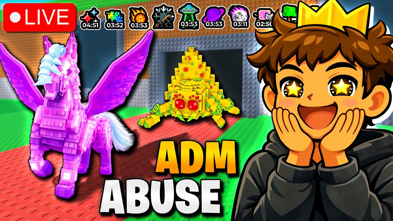 EVENTOS DE ADM ABUSE E NOVO BRAINROT LIMITADO - LIVE ROUBE UM BRAINROT AO VIVO #roblox #brainrot