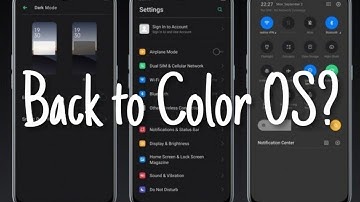 How to GET BACK to COLOR OS | Realme X