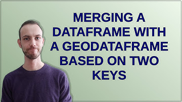 Gis: Merging a DataFrame with a GeoDataFrame based on two keys