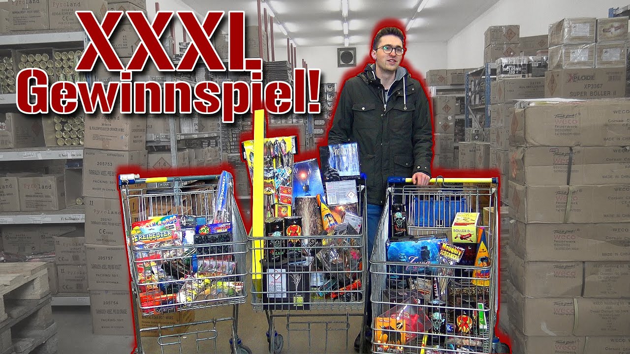 105.265 Abo-Special | XXXL Gewinnspiel | 3 Einkaufswagen voller Feuerwerk [Ausgelost]