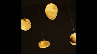 Galet Alabaster Pendant Light