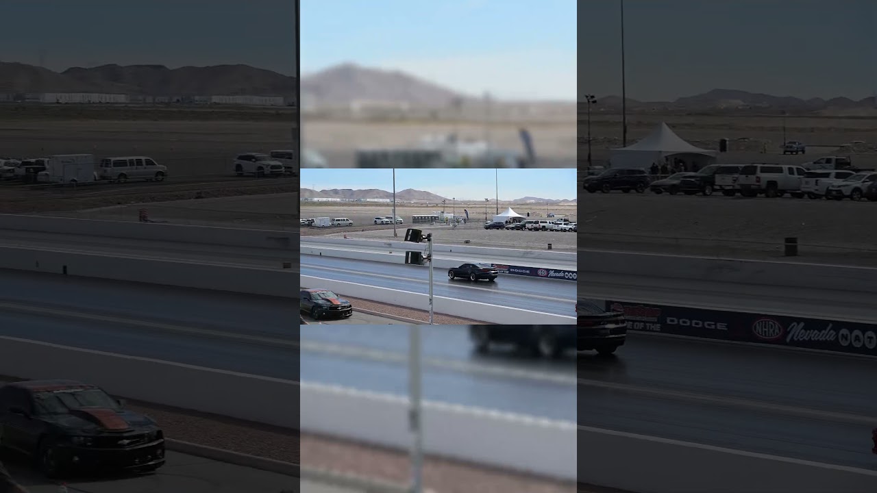 2010 Camaro Vs. 1998 Camaro Drag Race LS Fest West Las Vegas NV