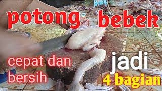 Cara Mudah Memotong Bebek. menjadi 4 Bagian