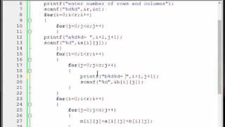 C Programming Bangla Tutorial -30- find the sum of two matrix