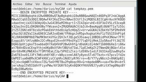 OpenSSL - Certificados Debian