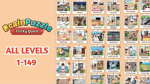 Brain Puzzle Tricky Quest All Levels 1-149 Fully Walkthrough Solution