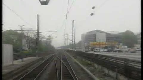 ICE BONN - BERLIN 1997 IM FÜHRERSTANDT 1/4