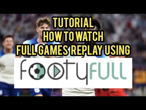 How To Watch Full Games Replay Using Footy Full Football Tiktokfootball Nonleaguefootball