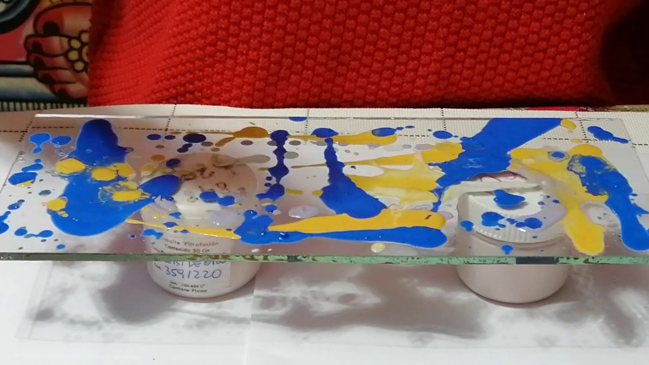 Vitrofusion pigmentos con alcohol